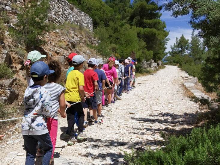 Παιχνίδια στο Ανοιχτό Μουσείο Λατομικής Τέχνης Διονύσου