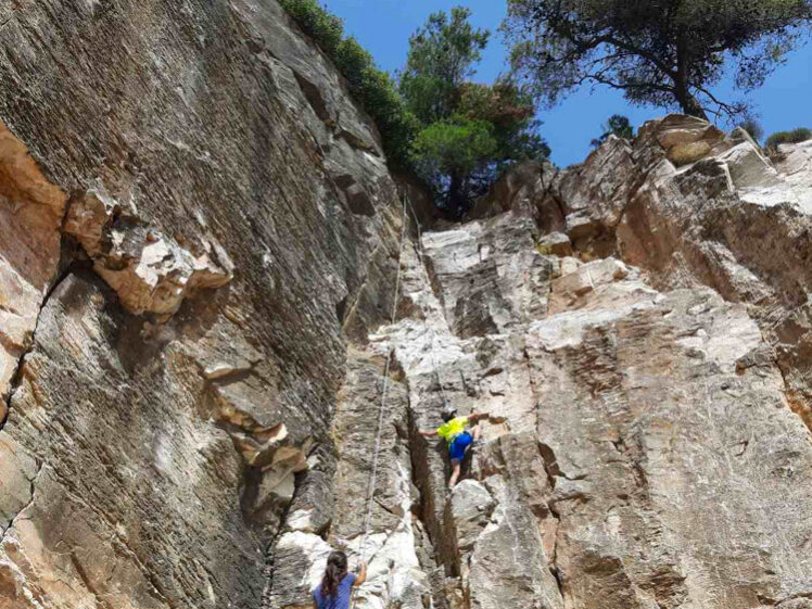 Αναρρίχηση παιδιών της Ε' Δημοτικού στον Διόνυσο- Πεντέλη